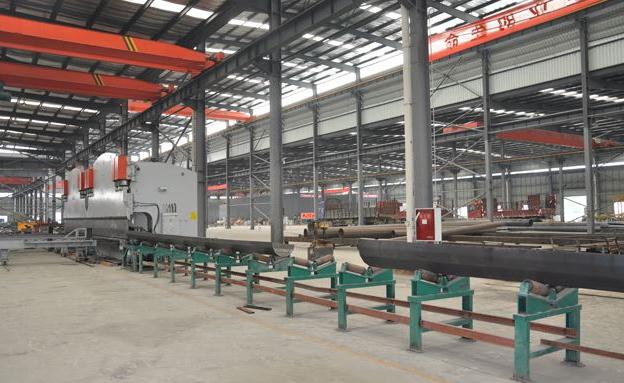 東莞91香蕉下载导航照明香蕉视频APP在线播放,路燈燈杆生產車間