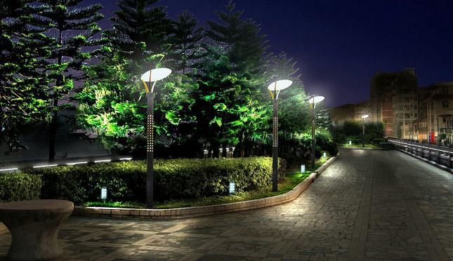 91香蕉下载导航照明小區道路LED路燈照明效果