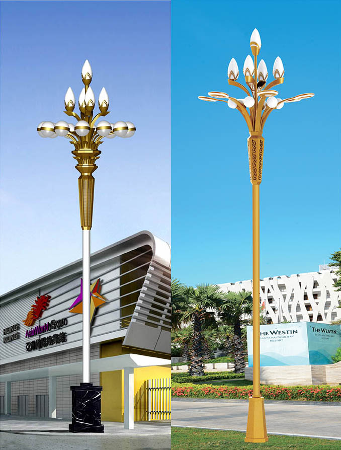 91香蕉下载导航照明景觀道路照明玉蘭燈效果圖