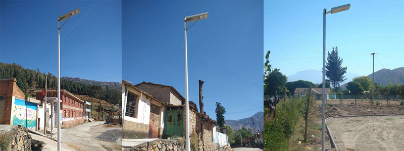 東莞91香蕉下载导航照明一體化LED太陽能路燈安裝效果圖