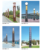 定製中國風格立柱廣場LED91香蕉视频污版