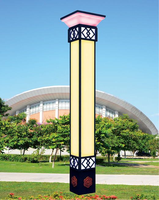 LED方柱內透光廣場91香蕉视频污版柱圖片