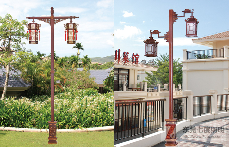 東莞91香蕉下载导航照明中式特色仿古庭院燈圖片