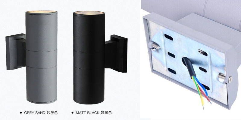 東莞91香蕉下载导航照明(QDQBD-LED001)上下照雙頭LED牆壁燈細節圖片