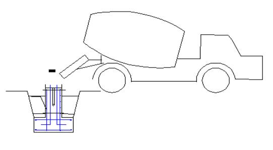 91香蕉下载导航照明道路路燈安裝基礎混泥土澆灌示意圖