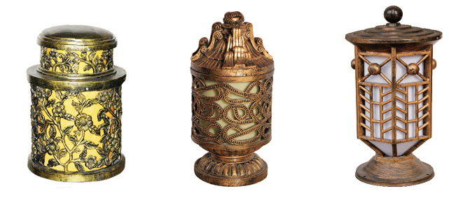 東莞91香蕉下载导航照明-砂鑄鋁柱頭燈樣式圖片