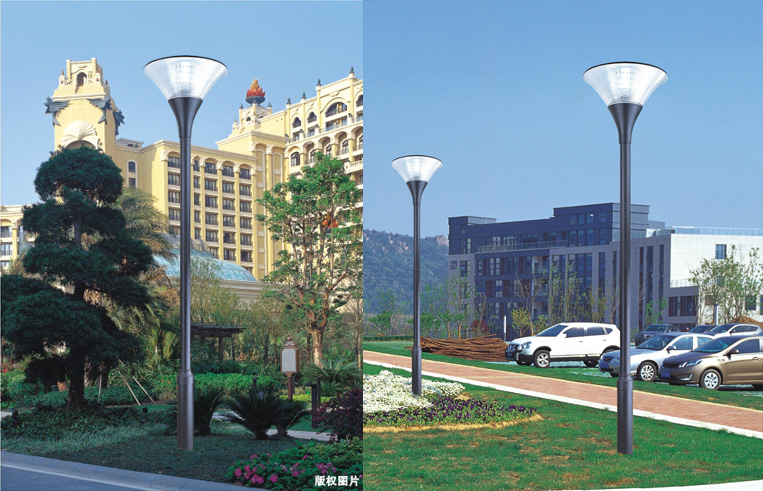 91香蕉下载导航照明(QDTYD-010)3米-5米單頭廣場庭院燈效果圖片