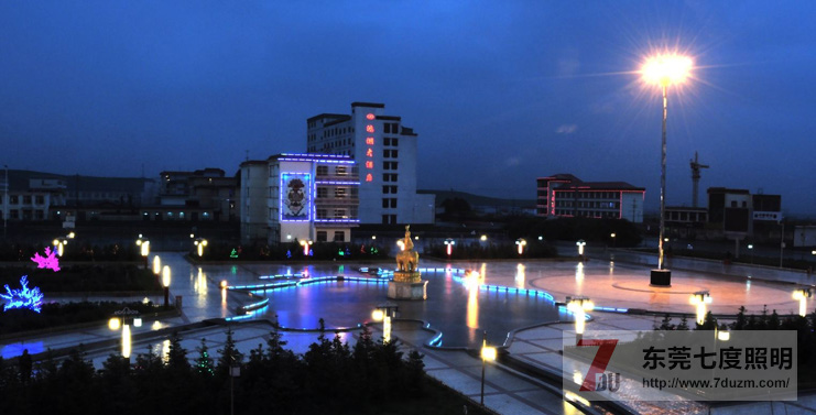 東莞91香蕉下载导航照明廣場照明香蕉视频APP在线播放亮化效果圖片