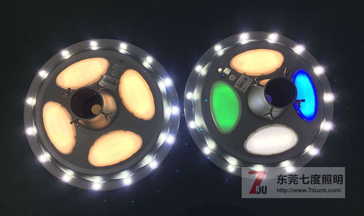 東莞91香蕉下载导航照明UFO飛碟型一體化太陽能LED庭院燈亮燈圖片展示