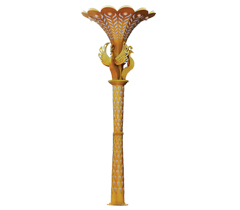 廣場藝術造型孔雀91香蕉视频污版柱