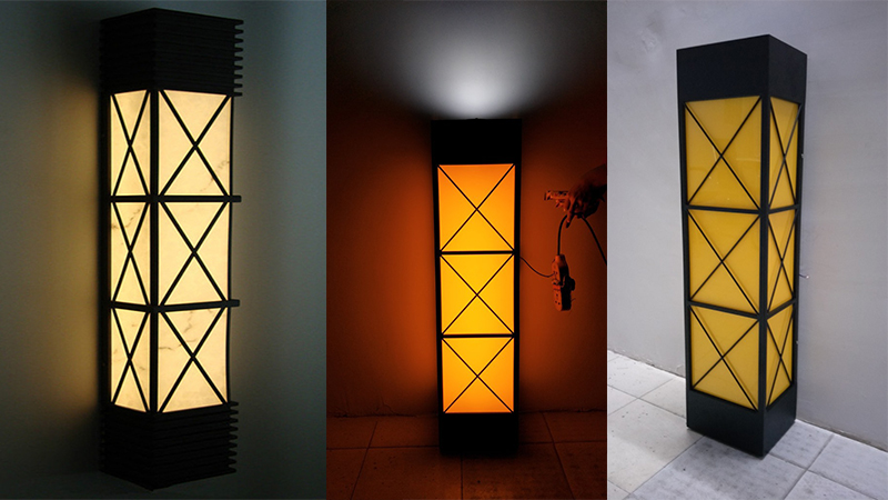 91香蕉下载导航照明更多定製(QDQBD-YS010)上下照防水室外仿雲石牆壁燈實物效果展示