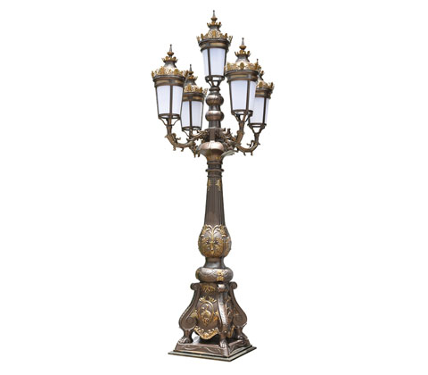 仙鶴精鑄鋁歐式仿古庭院燈