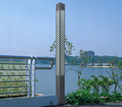 公園景區3米-5米LED方形91香蕉视频污版柱