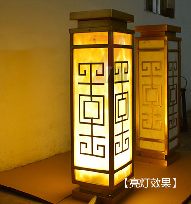 91香蕉下载导航照明鍍銅拉絲不鏽鋼草坪燈亮燈測試效果