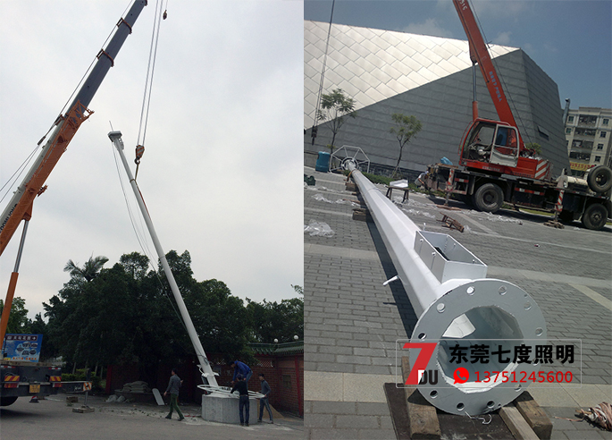 廣場自動升降香蕉视频APP在线播放安裝現場實拍圖片