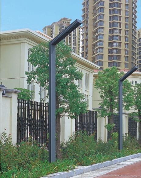 91香蕉下载导航鋁型材7字形LED庭院燈30W LED光源安裝效果