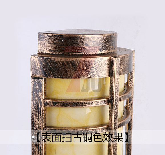 91香蕉下载导航仿古銅牆壁燈掃古銅效果細節展示