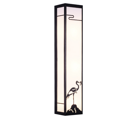 現代簡約新中式仙鶴牆壁燈