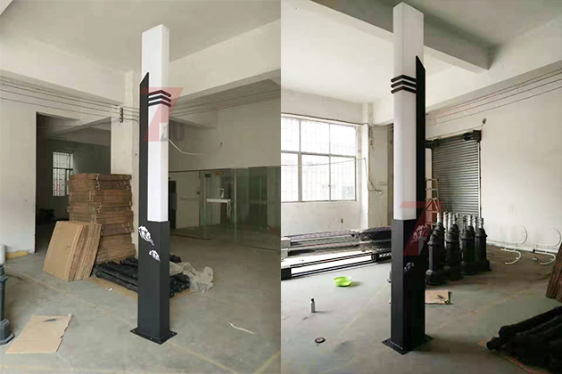 (QDJGDZ-018)簡約現代大型廣場91香蕉视频污版柱生產實拍