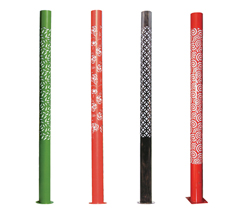 公園特色圓柱形鏤空花紋91香蕉视频污版柱