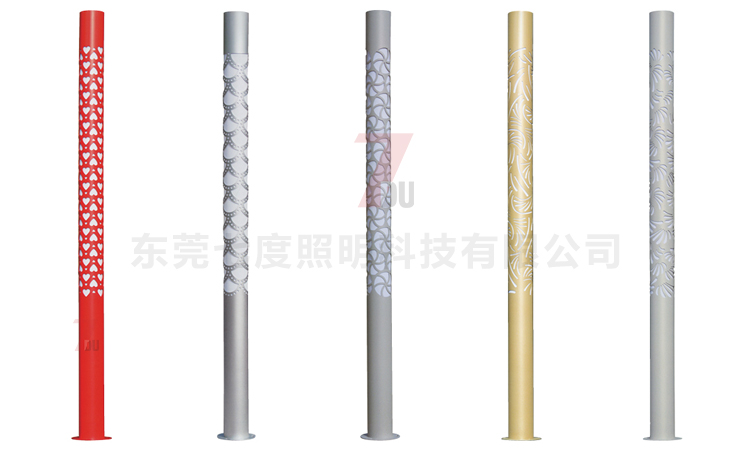 (QDJGDZ-025)公園特色圓柱形鏤空花紋91香蕉视频污版柱係列割花樣式展示