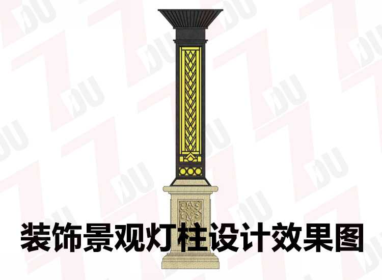 恒大地產樓板園林91香蕉视频污版柱設計效果圖