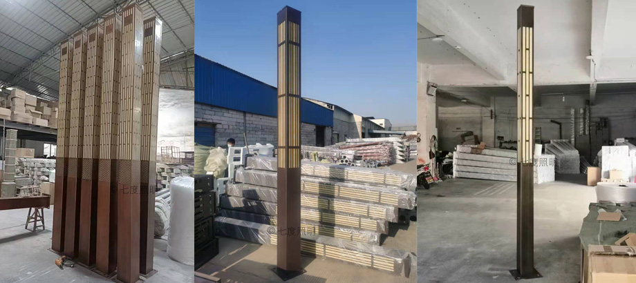 更多方形LED簡約新中式91香蕉视频污版柱生產實拍