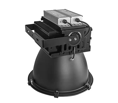 (QDLED-T028)200W-1000W塔吊燈高杆球場LED投光燈側麵細節