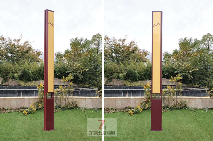 QDJGDZ-034特色新中式仿雲石庭院91香蕉视频污版柱實拍照片